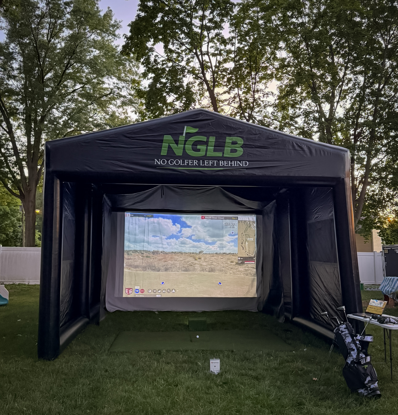 NGLB Mobile Golf Simulator